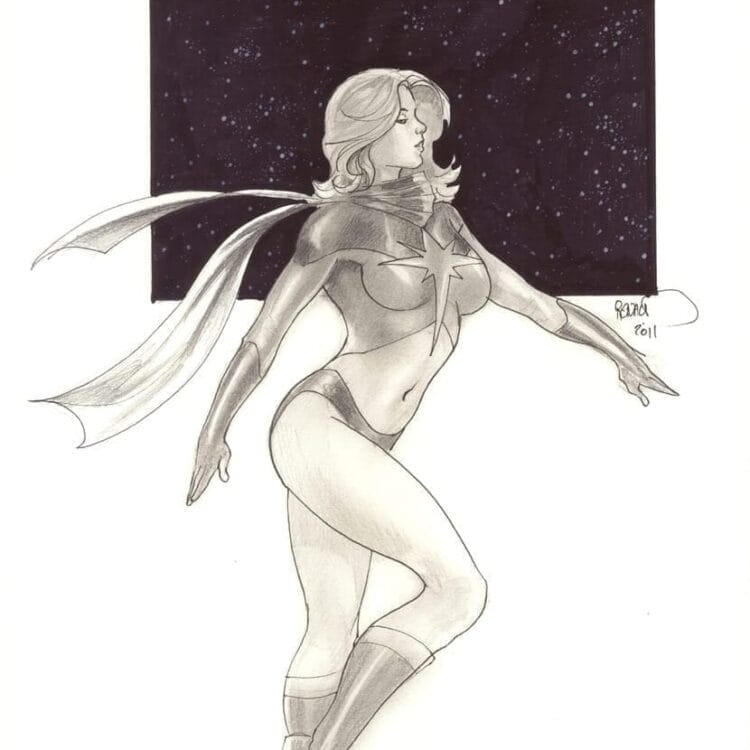 Captain Marvel (Carol Danvers) by Paul Renaud