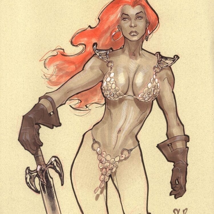 Red Sonja by Stephane Roux