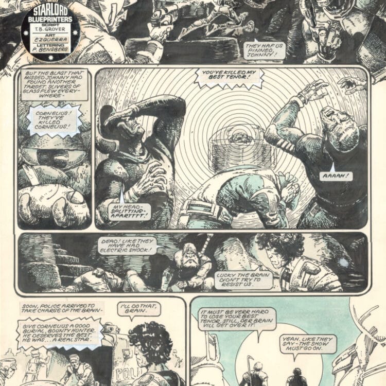 Strontium Dog Starlord #22 Page #20 by Carlos Ezquerra