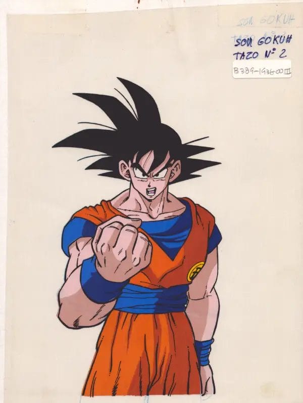 Image of Son Goku Tazo Art